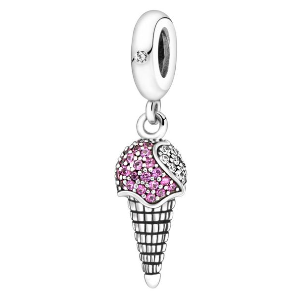 925 sterling silver bead color ice cream charm fit original pandora charms bracelet women fine diy jewelry gift, Black
925 sterling silver bead color ice cream charm fit original pandora charms bracelet women fine diy jewelry gift, Black