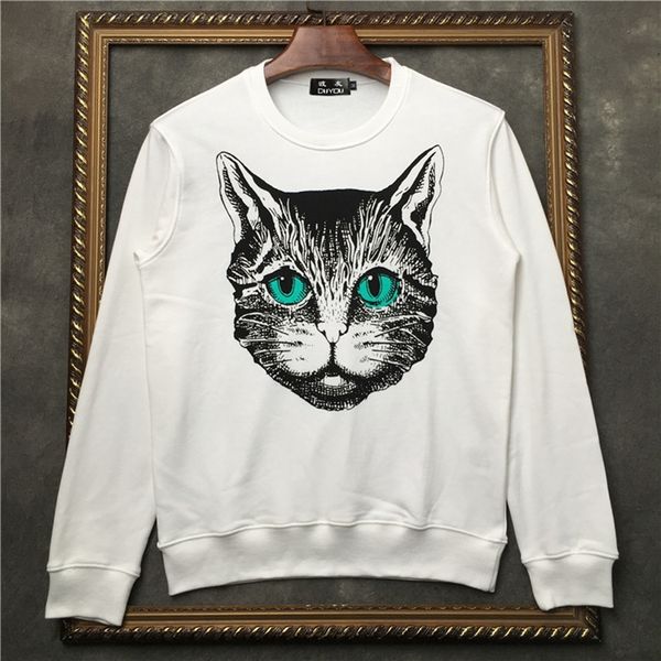2021 new 100% algodo pulver 3d cat head print com capuz masculino casual sweaterwear de manga comprida dd | 41935d516 pk3x, Black
2021 new 100% algodo pulver 3d cat head print com capuz masculino casual sweaterwear de manga comprida dd | 41935d516 pk3x, Black