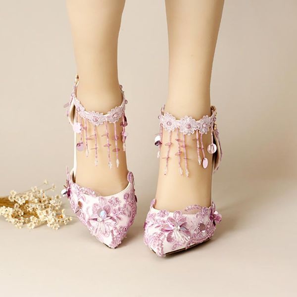 dress shoes 9cm high heels purple wedding women pumps crystal tassel ankle strap bridal stiletto party ladies sandals, Black
dress shoes 9cm high heels purple wedding women pumps crystal tassel ankle strap bridal stiletto party ladies sandals, Black