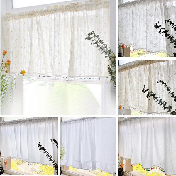 curtain & drapes pastoral floral half with tassel daisy dust-proof floating caffee cabinet partition short curtains
curtain & drapes pastoral floral half with tassel daisy dust-proof floating caffee cabinet partition short curtains
