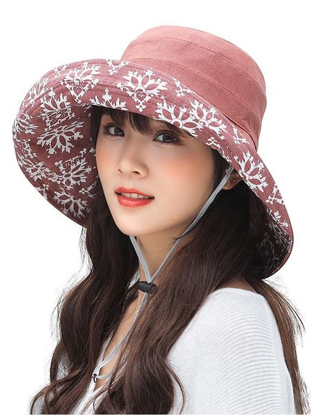 wide brim hats summer women snowflake cotton sun female foldable bucket cap large anti-uv beach hat, Blue;gray
wide brim hats summer women snowflake cotton sun female foldable bucket cap large anti-uv beach hat, Blue;gray