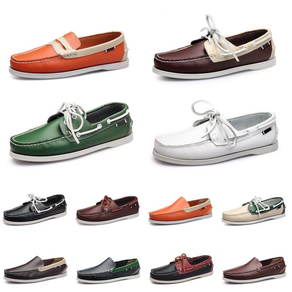 men casual shoes loafers leather sneakers bottom low cut classic triple black green gr
men casual shoes loafers leather sneakers bottom low cut classic triple black green gr