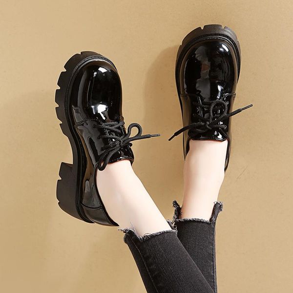dress shoes women oxford platform casual high heels patent leather lace up woman sneakers black zapatos mujer autumn 9362n
dress shoes women oxford platform casual high heels patent leather lace up woman sneakers black zapatos mujer autumn 9362n