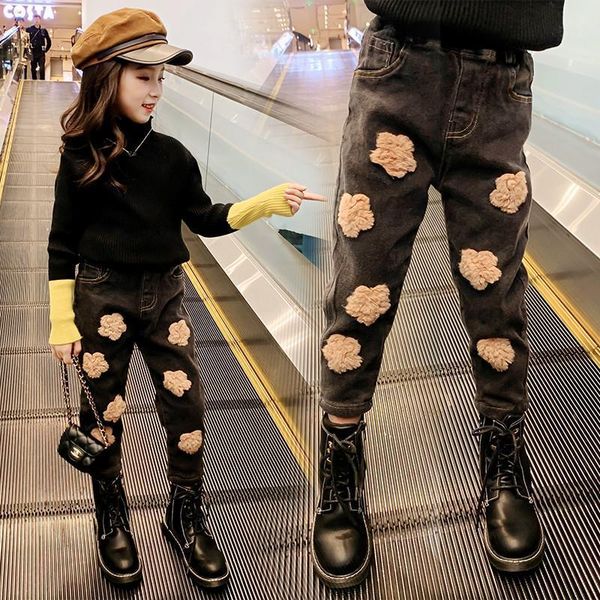 2021 spring autumn girls jeans baby denim pants kids fashion trousers children girls bottoms streetwear high waist pants d578, Blue
2021 spring autumn girls jeans baby denim pants kids fashion trousers children girls bottoms streetwear high waist pants d578, Blue
