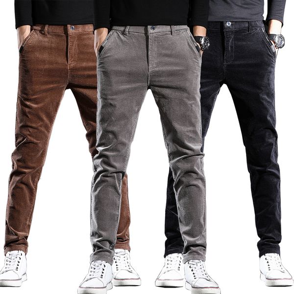 2021 new autumn korean style fashion men jeans slim fit elastic casual corduroy pants streetwear hip hop designer trousers igws, Blue
2021 new autumn korean style fashion men jeans slim fit elastic casual corduroy pants streetwear hip hop designer trousers igws, Blue