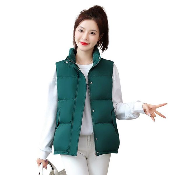 women's vests vest antumn and winter 2021 fashion sleeveless coat female slim outerwear, Black;white
women's vests vest antumn and winter 2021 fashion sleeveless coat female slim outerwear, Black;white