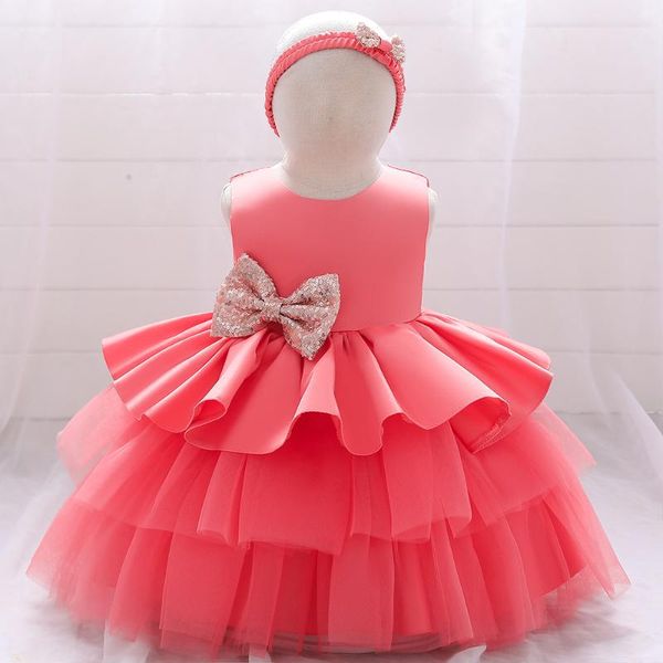girl's dresses send headband infantil flower dress girls 1st birthday party wedding girl baby princess vestido christmas costume, Red;yellow
girl's dresses send headband infantil flower dress girls 1st birthday party wedding girl baby princess vestido christmas costume, Red;yellow