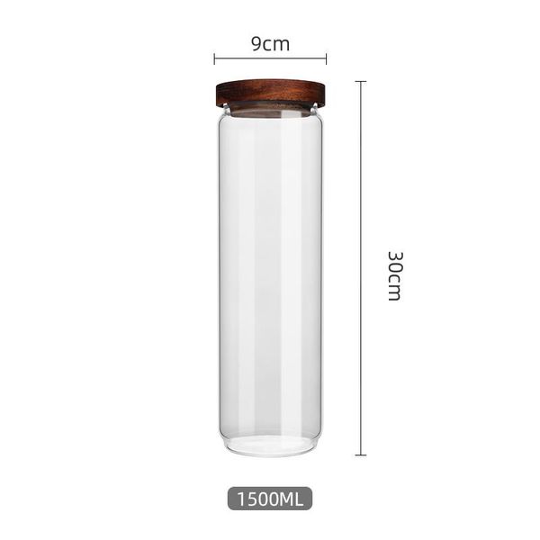 1500ml large pasta noodle spaghetti glass jar bottle with lid storage container kitchen home sealed box transparent
1500ml large pasta noodle spaghetti glass jar bottle with lid storage container kitchen home sealed box transparent
