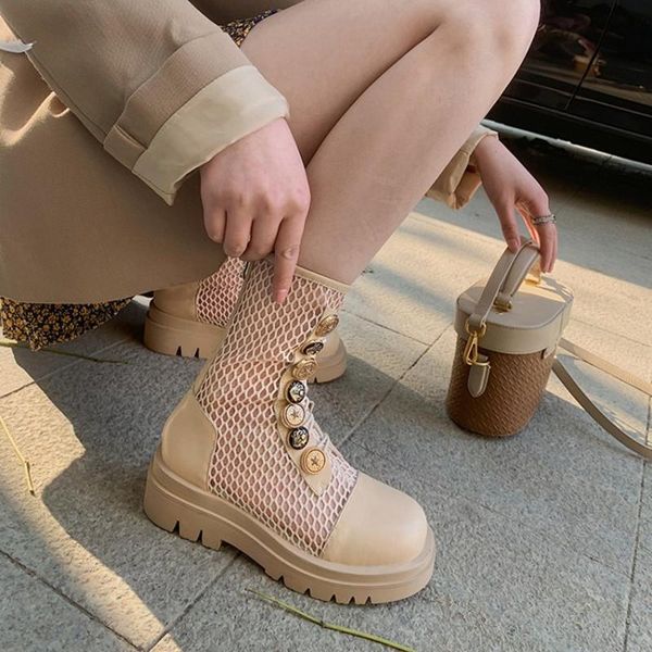 ochanmeb designer buttons shoes women trendy platform boots spring summer mesh net nude black shoes size 43
ochanmeb designer buttons shoes women trendy platform boots spring summer mesh net nude black shoes size 43