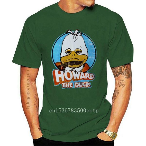 men's t-shirts howard the duck t shirt lea thompson jeffrey jones tim robbins 1986, White;black