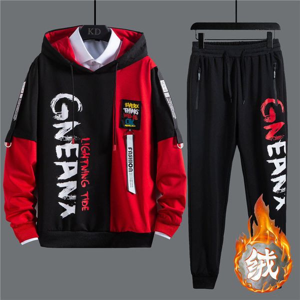 men's tracksuits gather men's designer clothes from two casual pieces cotton shirt with hoodie + sports pants 5ix6, Gray
men's tracksuits gather men's designer clothes from two casual pieces cotton shirt with hoodie + sports pants 5ix6, Gray