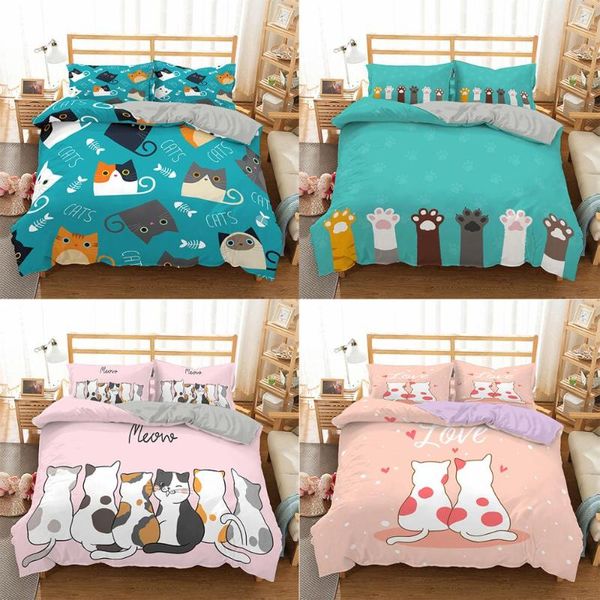 bedding sets 3d printed cartoon kawaii cats print set king single size cute animal duvet cover bedclothes 2/3pcs home luxury
bedding sets 3d printed cartoon kawaii cats print set king single size cute animal duvet cover bedclothes 2/3pcs home luxury