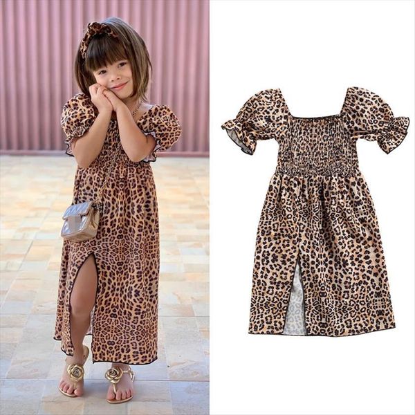 1 6y summer fashion girl dress kids girls leopard printed ruffles puff sleeve long with slit, Red;yellow
1 6y summer fashion girl dress kids girls leopard printed ruffles puff sleeve long with slit, Red;yellow