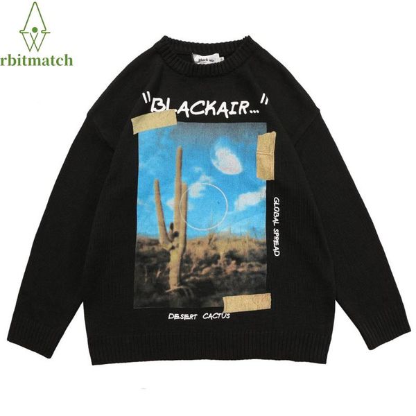 men's sweaters autumn hip hop sweater men women pullover harajuku cactus print streewear vintage knitted cotton oversize, White;black
men's sweaters autumn hip hop sweater men women pullover harajuku cactus print streewear vintage knitted cotton oversize, White;black