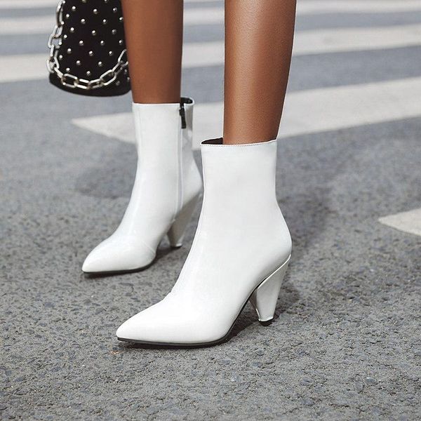 boots autumn women pu leather wedge high heel ankle pointed toe winter cowboy fashion western black
boots autumn women pu leather wedge high heel ankle pointed toe winter cowboy fashion western black