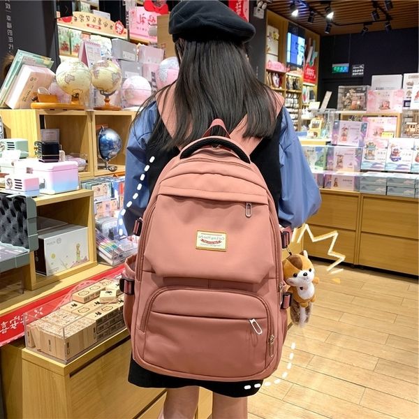 2021 new mori department high capacity junior school student schoolbag simple solid color outdoor travel backpack
2021 new mori department high capacity junior school student schoolbag simple solid color outdoor travel backpack