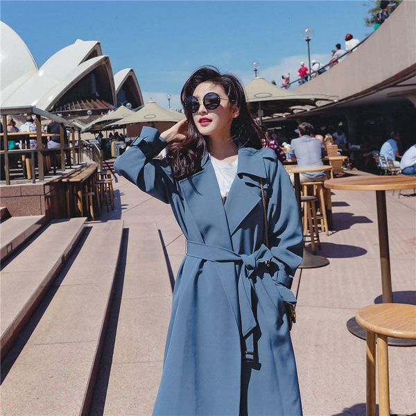 2021 new women spring autumn loose casual trench coat female fashion clothes outwear ladies elegant long windbreaker with belt v04tk20, Tan;black
2021 new women spring autumn loose casual trench coat female fashion clothes outwear ladies elegant long windbreaker with belt v04tk20, Tan;black
