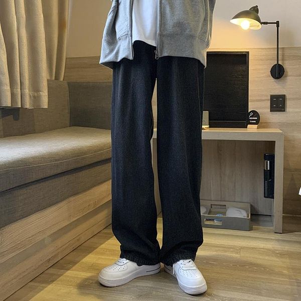 men's jeans korean style loose fashion overalls hip hop denim trousers kpop black men clothing harajuku straight cargo pants male, Blue
men's jeans korean style loose fashion overalls hip hop denim trousers kpop black men clothing harajuku straight cargo pants male, Blue