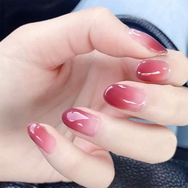 false nails 24pcs/set romantic pink transparent gradient finished fake short size full nail tips patch lady art tool bride j9, Red;gold
false nails 24pcs/set romantic pink transparent gradient finished fake short size full nail tips patch lady art tool bride j9, Red;gold