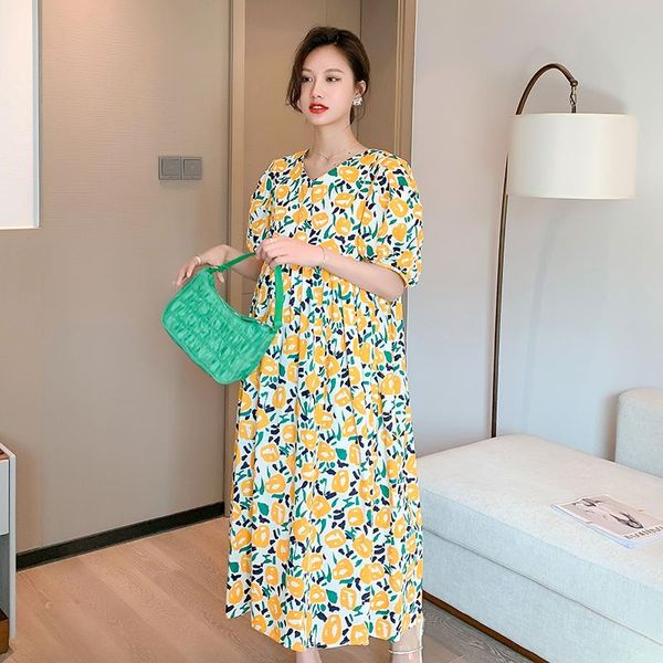 maternity dresses 615# dress summer short sleeves o neck floral cotton loose stylish pregnant women mom, White
maternity dresses 615# dress summer short sleeves o neck floral cotton loose stylish pregnant women mom, White