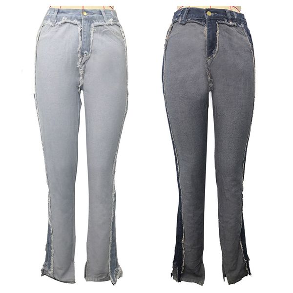 ladies pants women jeans denim trousers high waist tassel straight button zipper water wash pocket breathable stretch skinny leggings solid, Blue
ladies pants women jeans denim trousers high waist tassel straight button zipper water wash pocket breathable stretch skinny leggings solid, Blue
