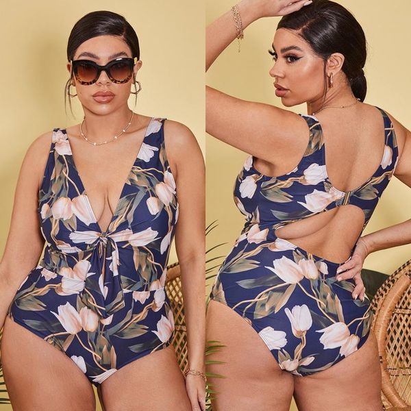 2021 new backless printed large size 4xl one-piece swimsuit leisure high-stretch women's bikini 100kg
2021 new backless printed large size 4xl one-piece swimsuit leisure high-stretch women's bikini 100kg