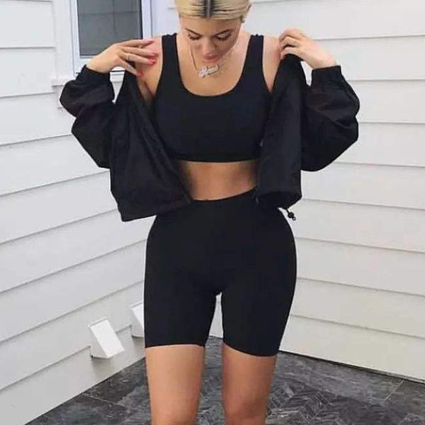 women's shorts seamless women summer casual high waist thin fitness knee-length bottoms biker, White;black
women's shorts seamless women summer casual high waist thin fitness knee-length bottoms biker, White;black
