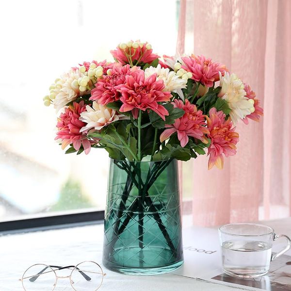artificial flower fake silk crepe silk fake flowers branch vase decoration wedding flower branch chrysanthemum
artificial flower fake silk crepe silk fake flowers branch vase decoration wedding flower branch chrysanthemum