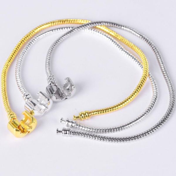 charm bracelets snake chain bracelet fit european bead box clasp jewelry gifts, Golden;silver
charm bracelets snake chain bracelet fit european bead box clasp jewelry gifts, Golden;silver