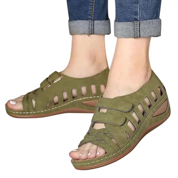 women sandals soft leather wedges shoes for women summer sandals 2021 casual shoes female heels wedge sandalias mujer, Black
women sandals soft leather wedges shoes for women summer sandals 2021 casual shoes female heels wedge sandalias mujer, Black