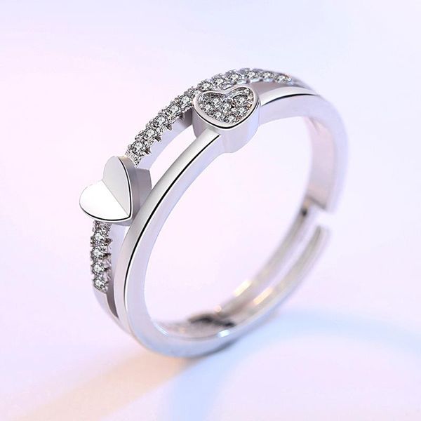 cluster rings 100% 925 sterling silver romantic love heart crystal ladies wedding women finger ring jewelry wholesale, Golden;silver
cluster rings 100% 925 sterling silver romantic love heart crystal ladies wedding women finger ring jewelry wholesale, Golden;silver