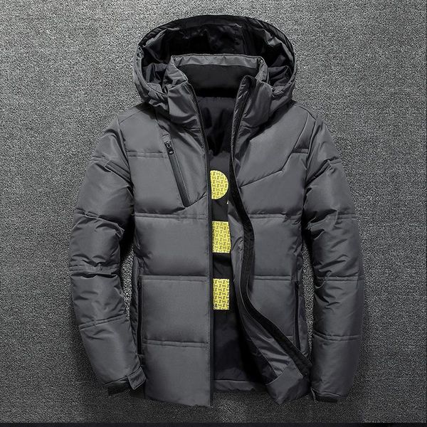 men's tracksuits winter warm men jacket coat casual autumn stand collar puffer thick hat white duck parka male down with hood, Gray
men's tracksuits winter warm men jacket coat casual autumn stand collar puffer thick hat white duck parka male down with hood, Gray