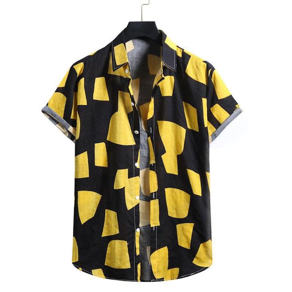 men's casual shirts cool shirt short-sleeved floral yellow single-breasted loose 2021 summer trend fashion hawaiian clothing xxs-2xl, White;black
men's casual shirts cool shirt short-sleeved floral yellow single-breasted loose 2021 summer trend fashion hawaiian clothing xxs-2xl, White;black