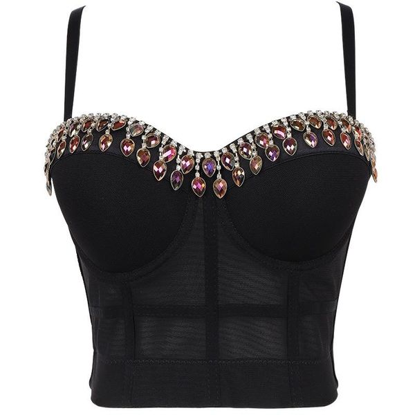 women's tanks & camis fashion luxury shining diamond mesh women tank black white jazz hip-hop costume crop banquet nightclub female
women's tanks & camis fashion luxury shining diamond mesh women tank black white jazz hip-hop costume crop banquet nightclub female