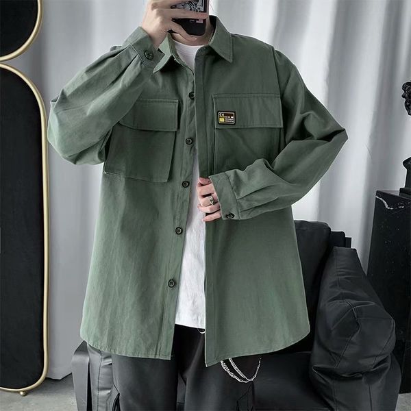 very fairy shirt, men's ruffian handsome summer work clothes, casual and versatile, short sleeve loose 2021 net red shirt, Black;brown
very fairy shirt, men's ruffian handsome summer work clothes, casual and versatile, short sleeve loose 2021 net red shirt, Black;brown