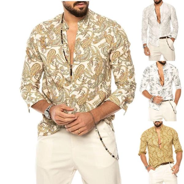 men's casual shirts summer fashion v-neck beach style button shirt thin personalized clothing affordable c, White;black
men's casual shirts summer fashion v-neck beach style button shirt thin personalized clothing affordable c, White;black