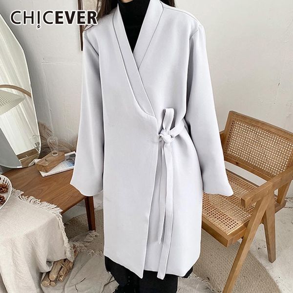 women's trench coats chicever gray windbreaker for women v neck long sleeve high waist lace up plus size casual female 2021 autumn clot, Tan;black
women's trench coats chicever gray windbreaker for women v neck long sleeve high waist lace up plus size casual female 2021 autumn clot, Tan;black