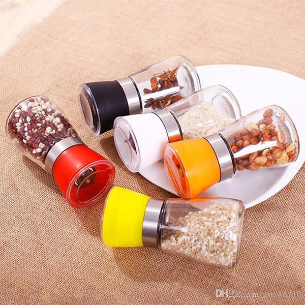 kitchen tool salt pepper grinder mill manual glass pepper muller spice grinding bottle seasoning pot colorful condiment grinders dbc vt1032
kitchen tool salt pepper grinder mill manual glass pepper muller spice grinding bottle seasoning pot colorful condiment grinders dbc vt1032
