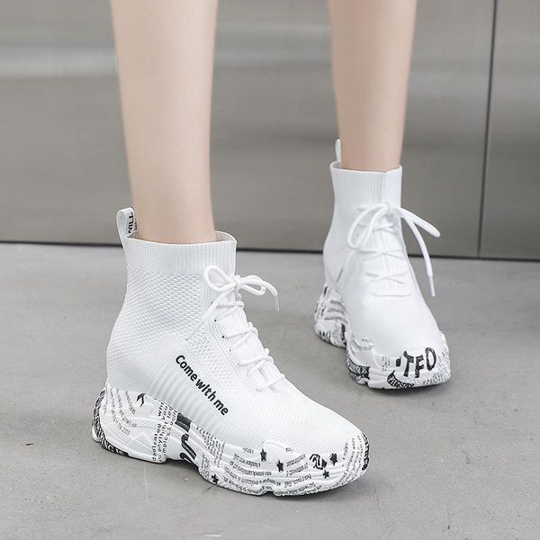 boots llogai fashion letter graffiti high platform ankle for women hidden heels knitted casual shoes woman slip on botas mujer, Black
boots llogai fashion letter graffiti high platform ankle for women hidden heels knitted casual shoes woman slip on botas mujer, Black