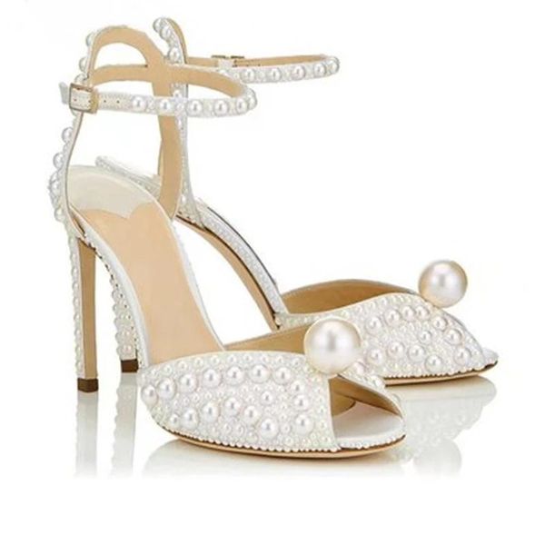 sandals women fashion wedding shoes pearls studs luxury peep toe heels woman zapatos de mujer, Black
sandals women fashion wedding shoes pearls studs luxury peep toe heels woman zapatos de mujer, Black