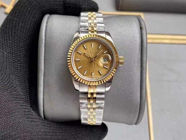 6 styles women watch 28mm fashion rose gold ladies dress watch mechanical automatic womens watches stainless steel bracelet wristwatch, Slivery;brown
6 styles women watch 28mm fashion rose gold ladies dress watch mechanical automatic womens watches stainless steel bracelet wristwatch, Slivery;brown