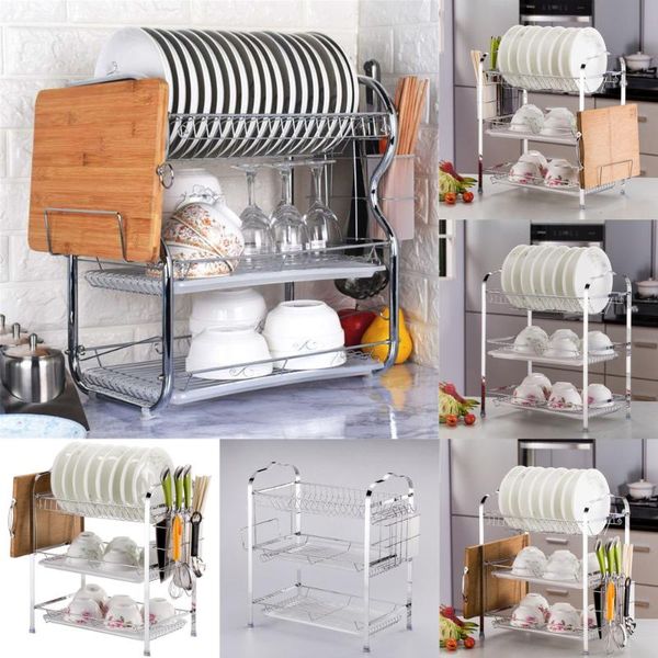 kitchen storage & organization 3 layer chrome alloy cutlery stand shelf dish rack drain knife holder home
kitchen storage & organization 3 layer chrome alloy cutlery stand shelf dish rack drain knife holder home
