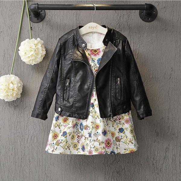baby girls clothes long sleeve kids jacket fashion pu leather children outwear spring coat solid girl jackets, Blue;gray
baby girls clothes long sleeve kids jacket fashion pu leather children outwear spring coat solid girl jackets, Blue;gray