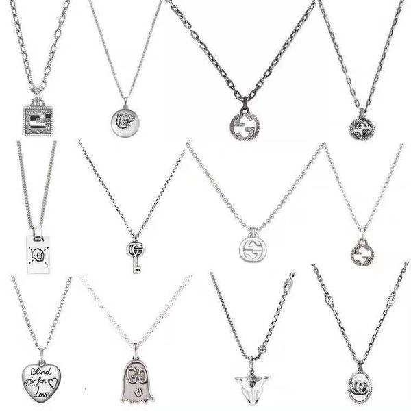 gujia s925 sier double g make old interlocking pattern tiger head key pendant big g sweater necklace for men and women, White
gujia s925 sier double g make old interlocking pattern tiger head key pendant big g sweater necklace for men and women, White