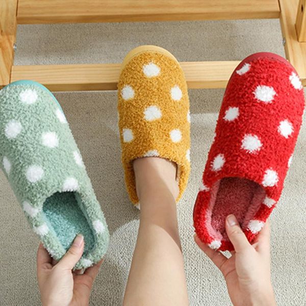 women winter home slippers white spots shoes non-slip soft winter warm house slippers indoor bedroom lovers couples slides, Black
women winter home slippers white spots shoes non-slip soft winter warm house slippers indoor bedroom lovers couples slides, Black