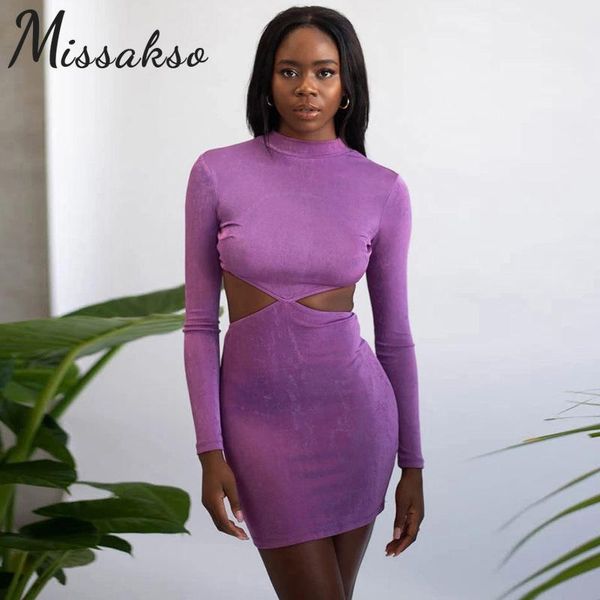 casual dresses missakso hollow out bandage dress streetwear party 2021 autumn purple blue women bodycon backless long sleeve mini, Black;gray
casual dresses missakso hollow out bandage dress streetwear party 2021 autumn purple blue women bodycon backless long sleeve mini, Black;gray