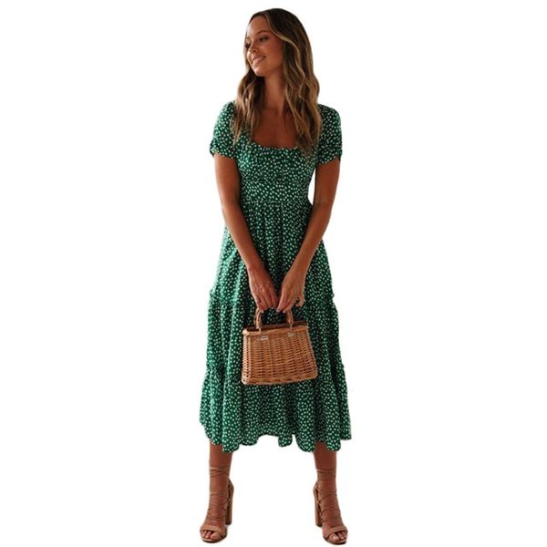 green dress women floral summer europe and america square collar puff sleeve black red chic maxi dresses feminina lr794 210531, Black;gray
green dress women floral summer europe and america square collar puff sleeve black red chic maxi dresses feminina lr794 210531, Black;gray