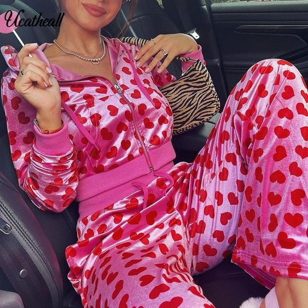 women's two piece pants love print sets women hooded jacket long wide leg trousers ladies velvet suits streetwear zipper up 2 tracksuit, White
women's two piece pants love print sets women hooded jacket long wide leg trousers ladies velvet suits streetwear zipper up 2 tracksuit, White
