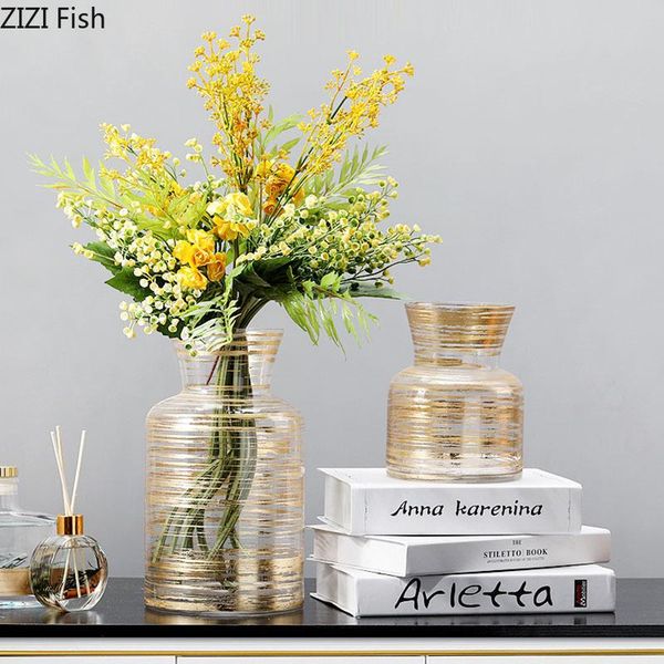transparent glass vase golden texture flower arrangement deskdecor ornaments vases for flowers modern floral home decoration
transparent glass vase golden texture flower arrangement deskdecor ornaments vases for flowers modern floral home decoration