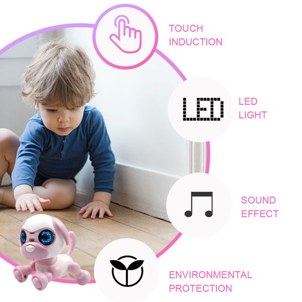 interactive smart puppy robotic dog led eyes sound recording sing sleep cute toy interesting companion toy
interactive smart puppy robotic dog led eyes sound recording sing sleep cute toy interesting companion toy